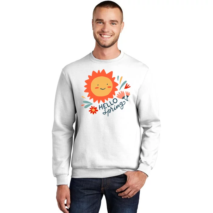 Hello Spring Sunset Floral Sweatshirt