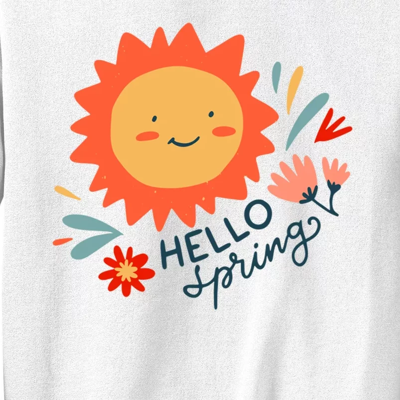 Hello Spring Sunset Floral Sweatshirt