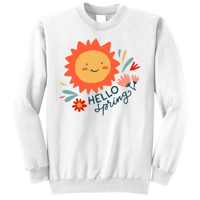 Hello Spring Sunset Floral Sweatshirt