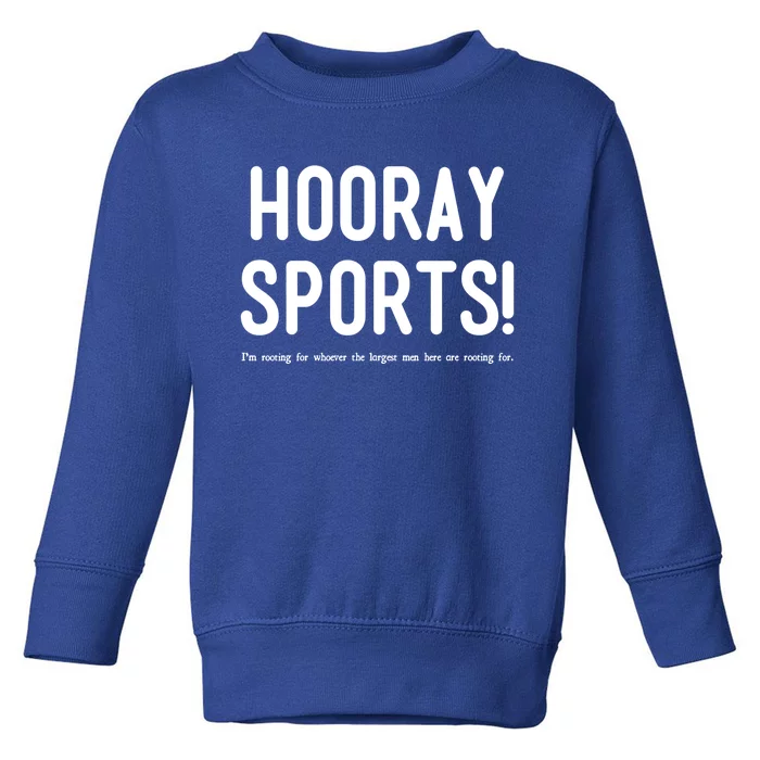 Hooray Sports! Sportsball Gift Meaningful Gift Toddler Sweatshirt