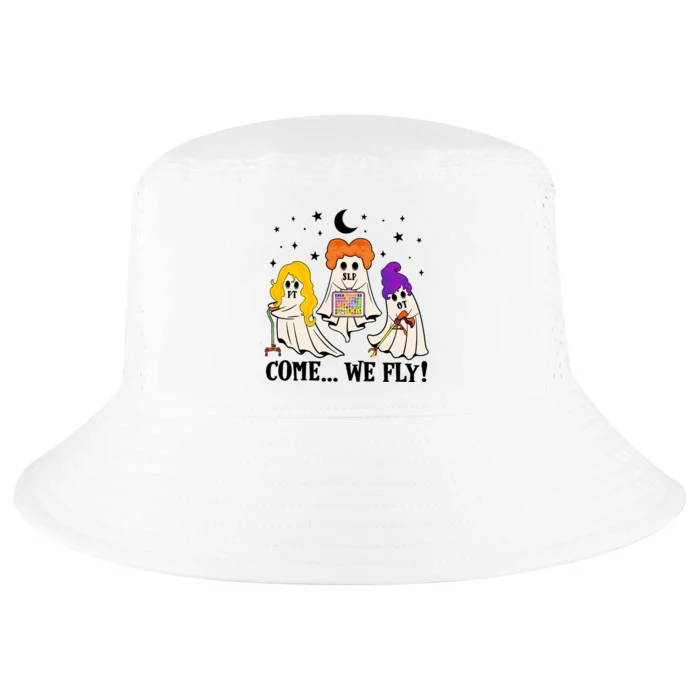 Halloween Spooky SLP OT PT Team Occupational Physical Speech Cool Comfort Performance Bucket Hat