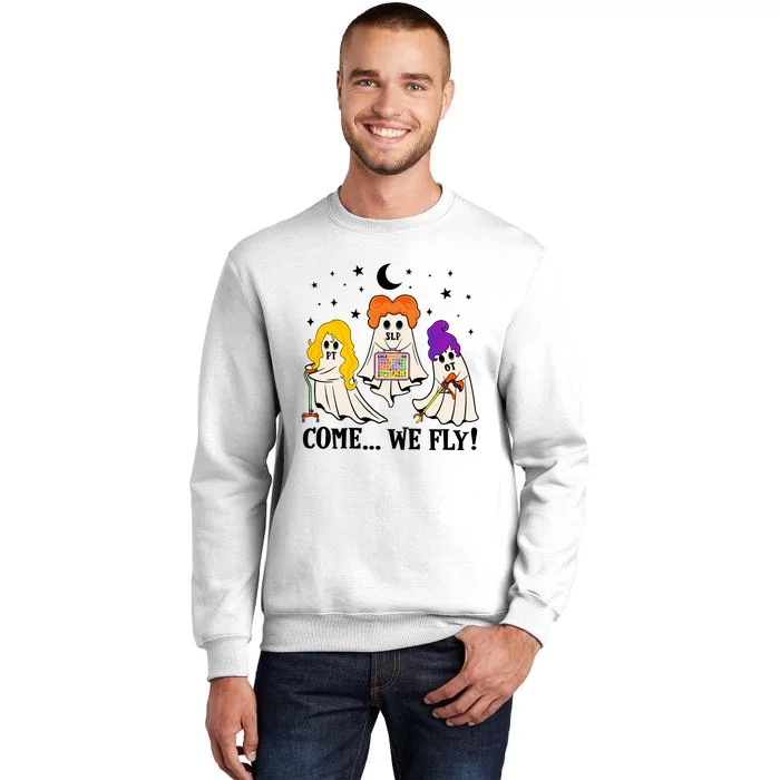 Halloween Spooky SLP OT PT Team Occupational Physical Speech Sweatshirt