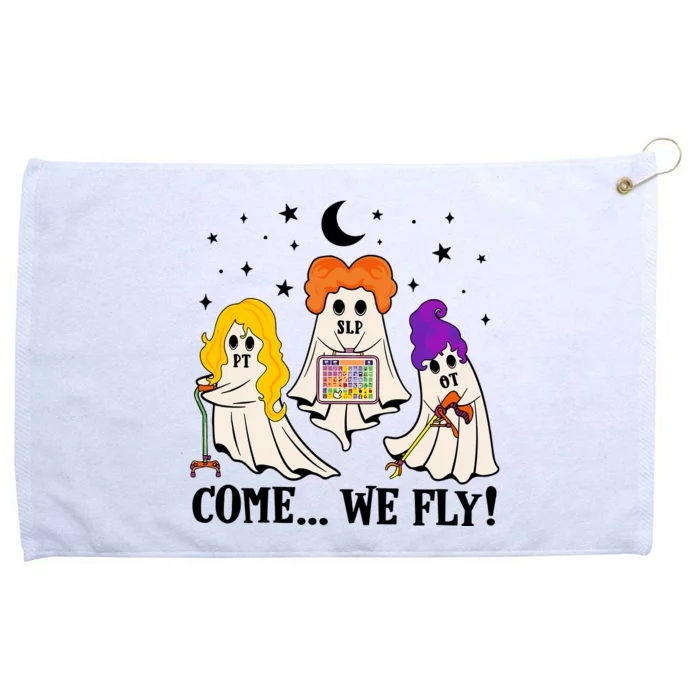 Halloween Spooky SLP OT PT Team Occupational Physical Speech Grommeted Golf Towel