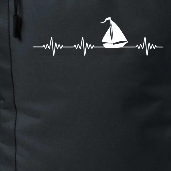 Heartbeat Sailing Sailboat Daily Commute Backpack