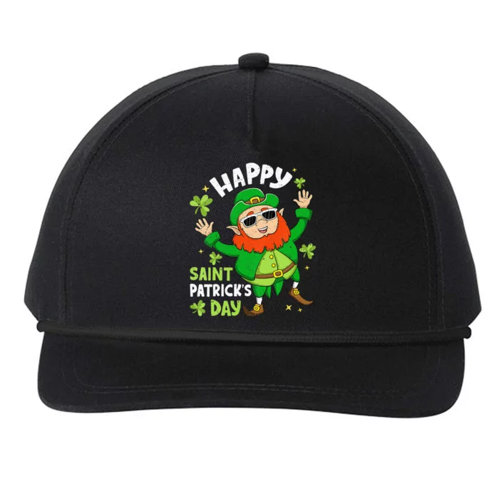 Happy St Saint Patricks Day Leprechaun Snapback Five-Panel Rope Hat