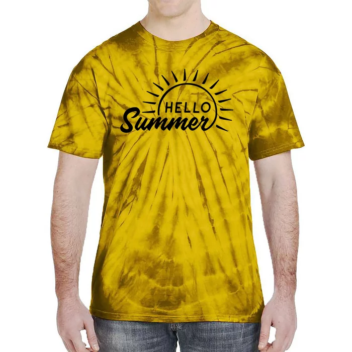 Hello Summer Sunset Tie-Dye T-Shirt