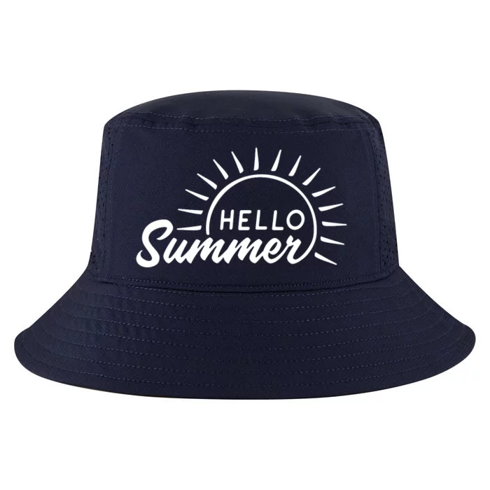 Hello Summer Sunset Cool Comfort Performance Bucket Hat