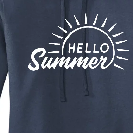 Hello Summer Sunset Women's Pullover Hoodie