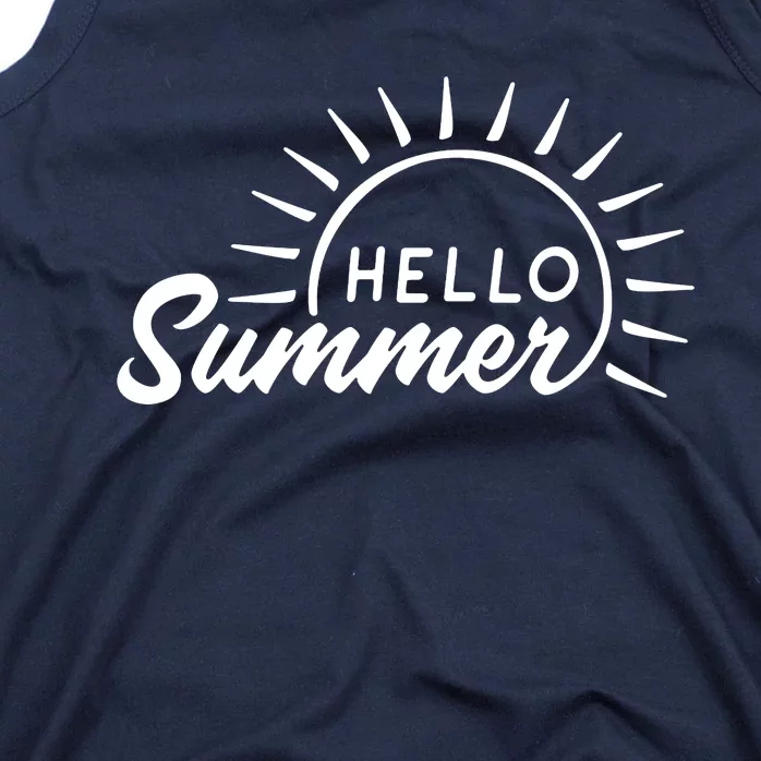 Hello Summer Sunset Tank Top