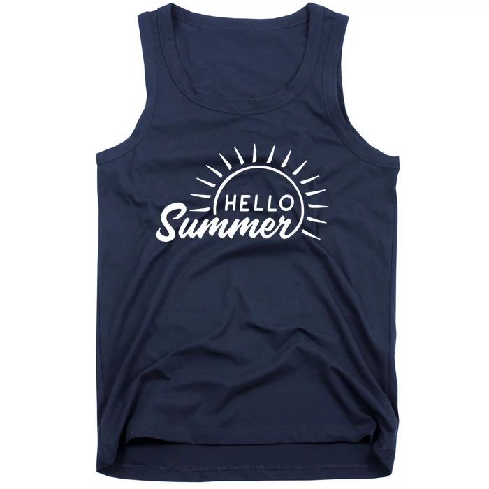 Hello Summer Sunset Tank Top