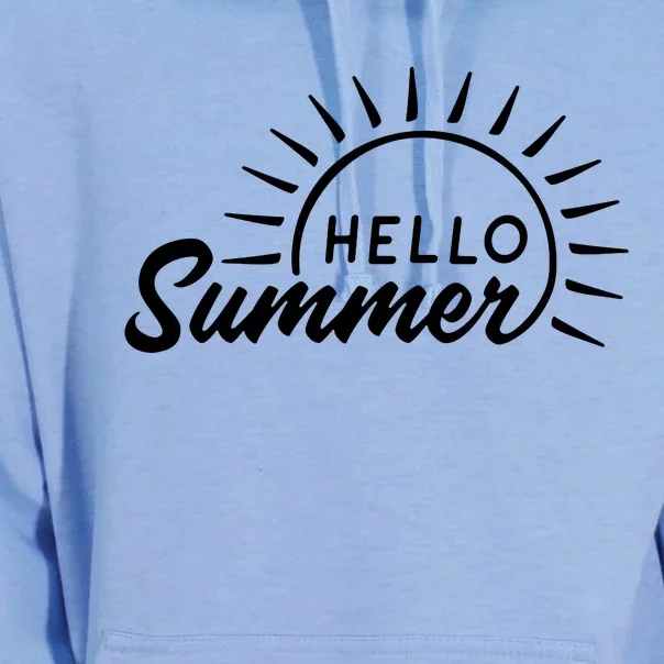 Hello Summer Sunset Unisex Surf Hoodie