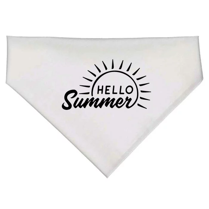 Hello Summer Sunset USA-Made Doggie Bandana