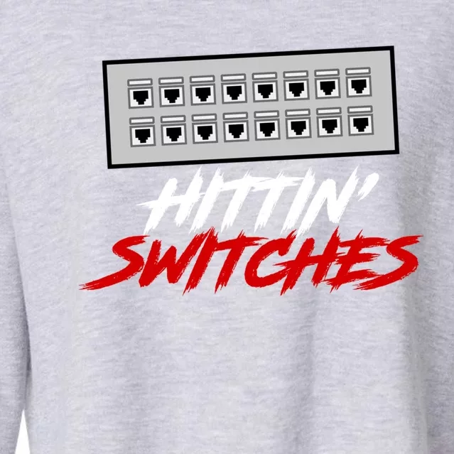 Hitting' Switches Security And Protect Gift Present Gift Cropped Pullover Crew