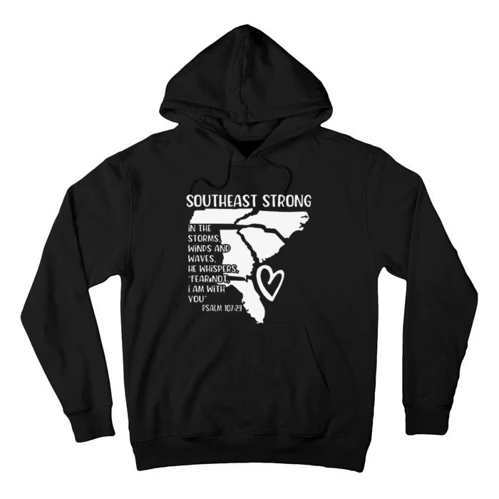 Hurricane Strong Southeast Strong Pray For North Carolina Tall Hoodie