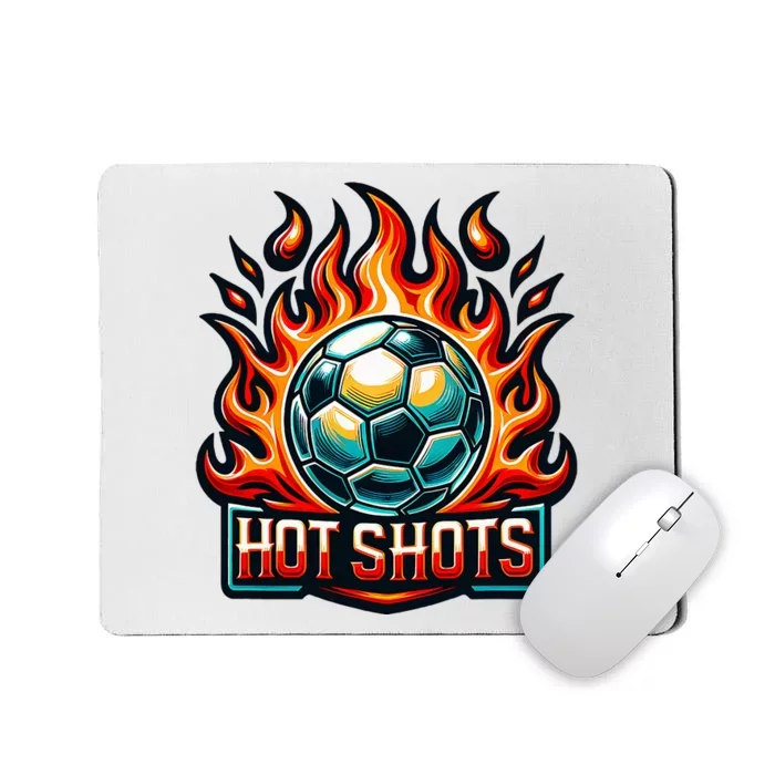 Hot Shots Soccer Team Mousepad