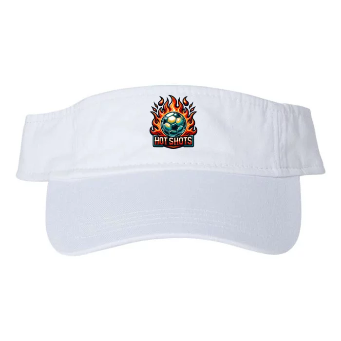 Hot Shots Soccer Team Valucap Bio-Washed Visor