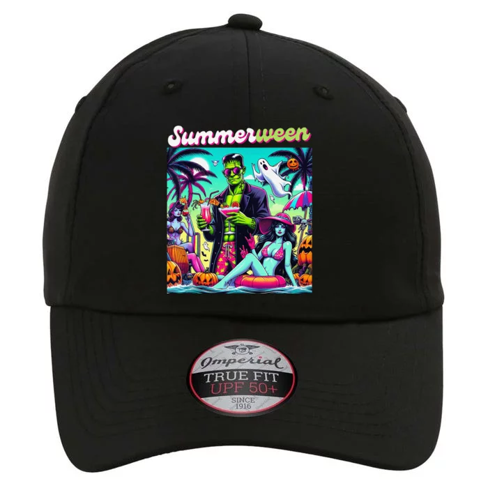 Happy Summerween Summer Halloween Holiday Beach Vibes Spooky The Original Performance Cap