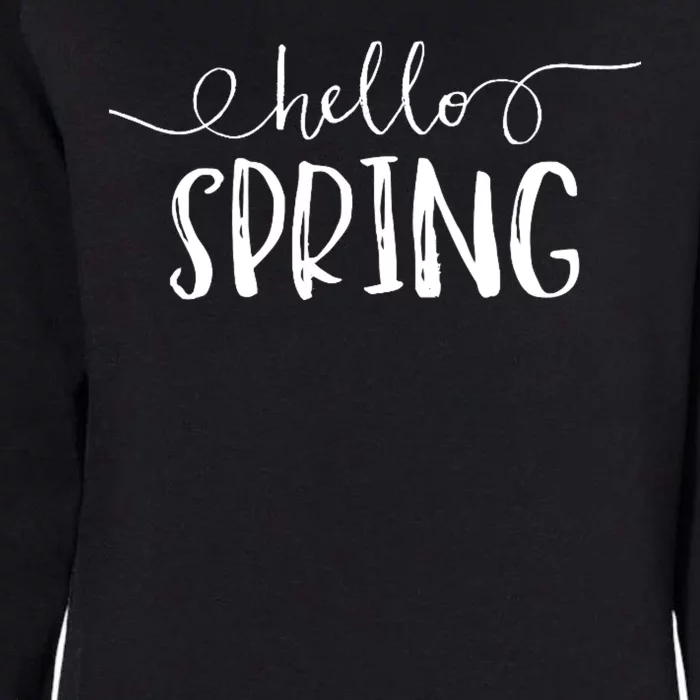 Hello Spring Season Womens California Wash Sweatshirt