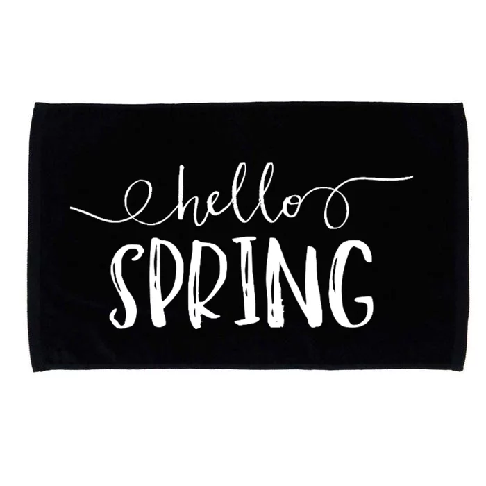 Hello Spring Season Microfiber Hand Towel