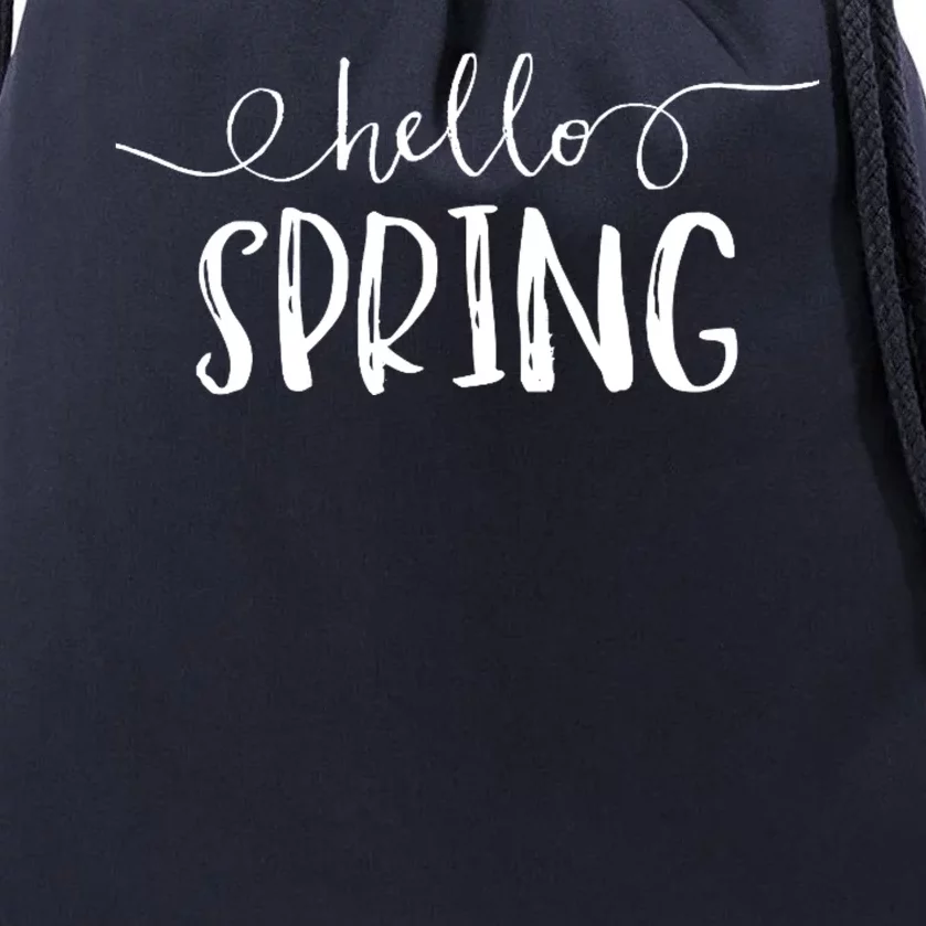 Hello Spring Season Drawstring Bag