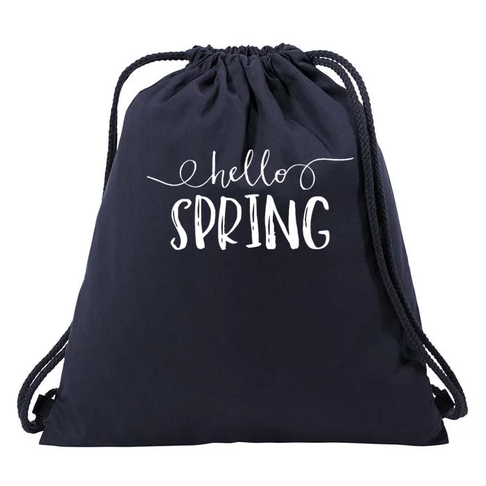 Hello Spring Season Drawstring Bag