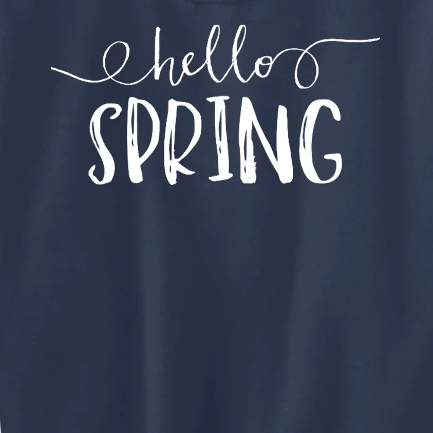 Hello Spring Season Kids Sweatshirt