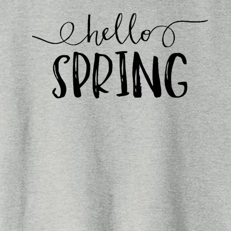 Hello Spring Season Women's Crop Top Tee