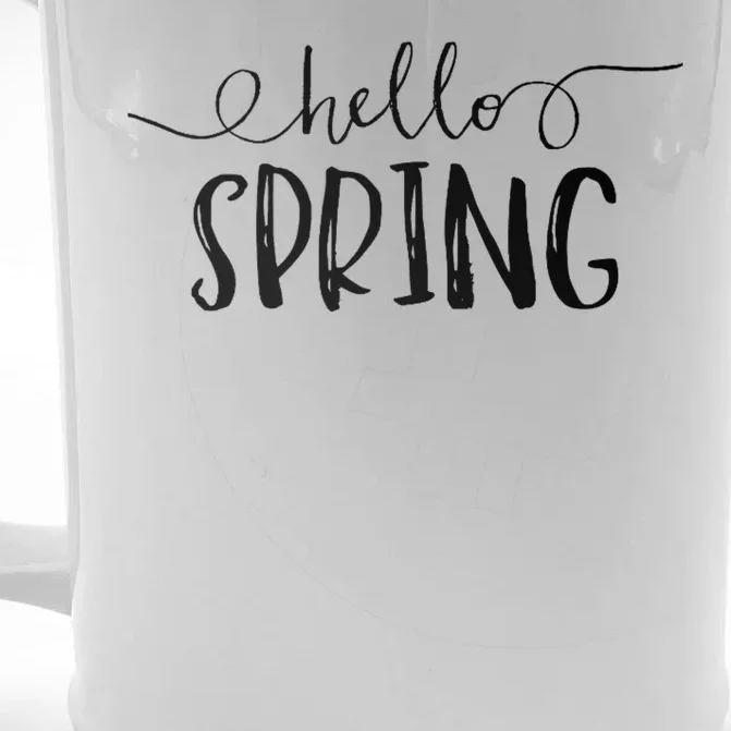 Hello Spring Season Front & Back Beer Stein