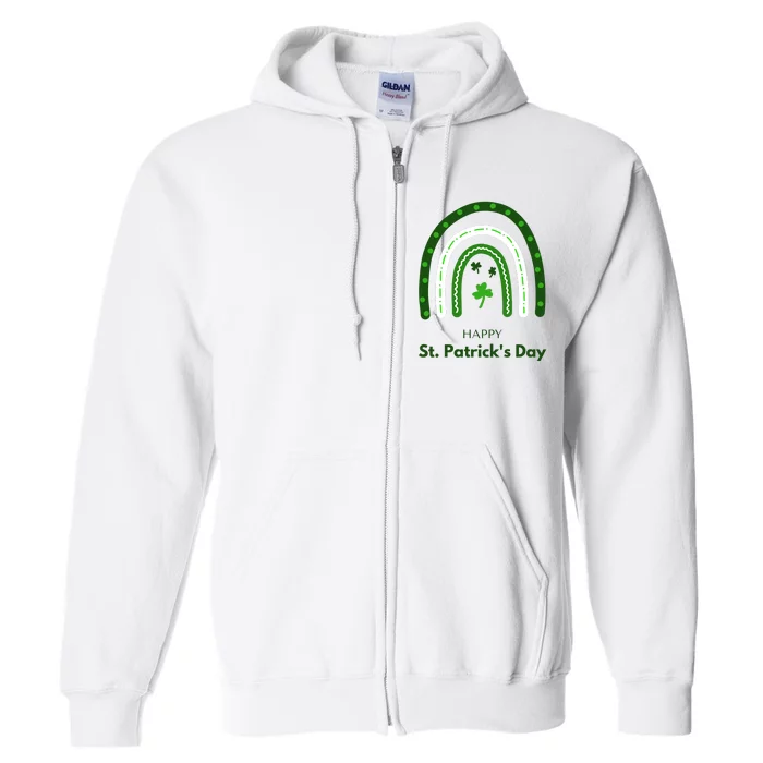 Happy St Saint Patrick's Day Full Zip Hoodie