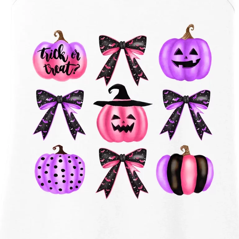 Halloween Spooky Season Coquette Bow Ladies Essential Tank