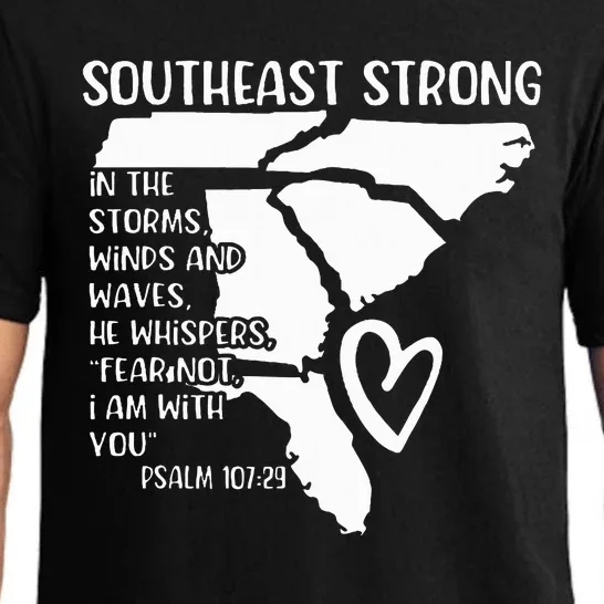 Hurricane Strong Southeast Strong Pray For North Carolina Pajama Set