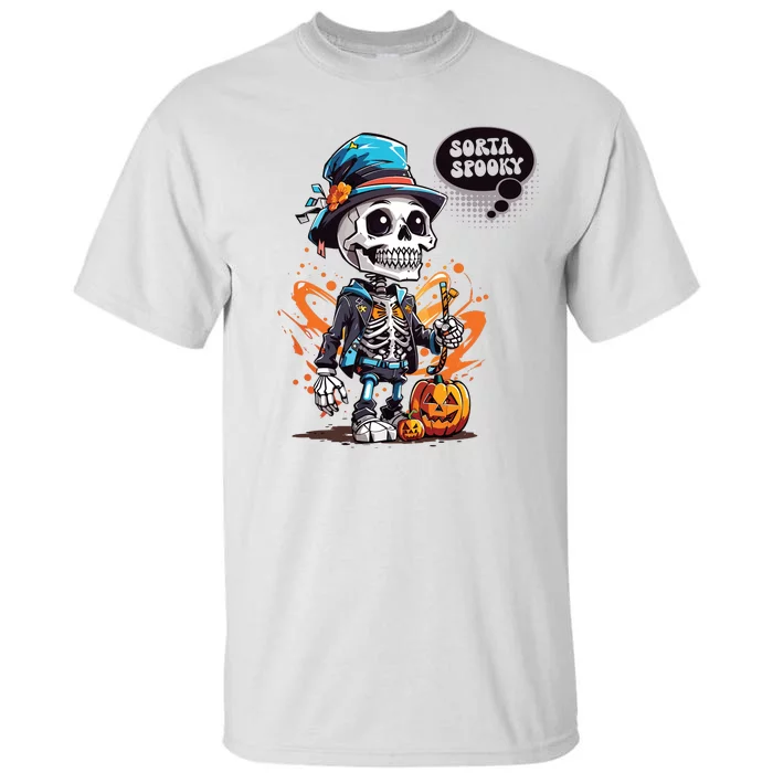 Halloween Skeleton Sorta Spooky Tall T-Shirt