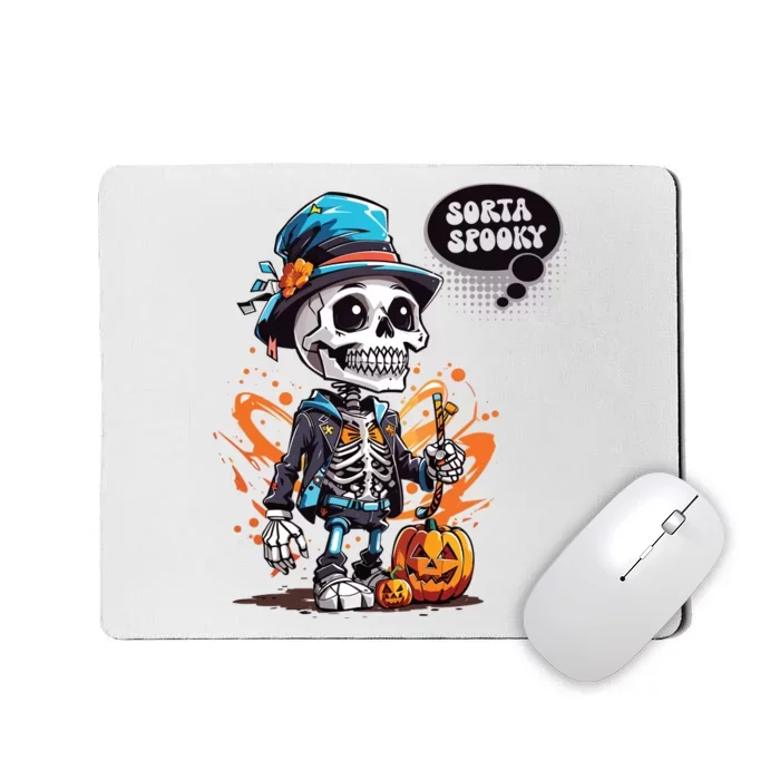 Halloween Skeleton Sorta Spooky Mousepad