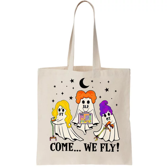 Halloween Spooky SLP OT PT Team Occupational Physical Speech Tote Bag