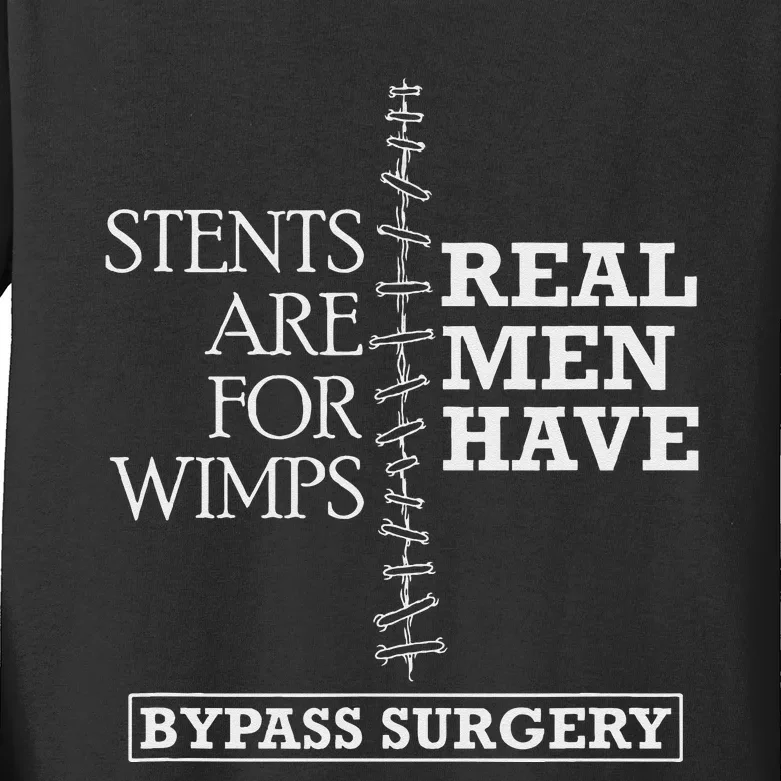 Heart Surgery Survivor After Surgery Recovery Men Bypass Kids Long Sleeve Shirt