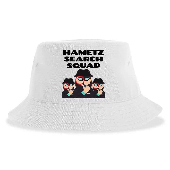 Hametz Search Squad Passover Seder Funny Passover Sustainable Bucket Hat