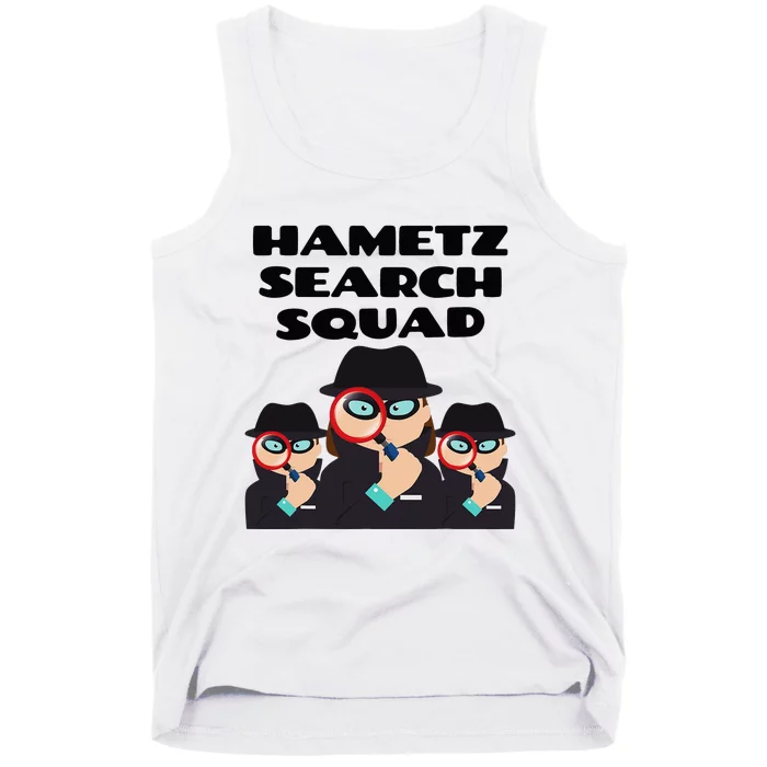 Hametz Search Squad Passover Seder Funny Passover Tank Top