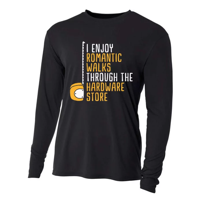 Hardware Store Tools Dad Handyman Humor Cooling Performance Long Sleeve Crew