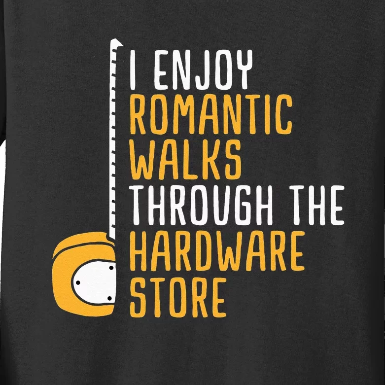 Hardware Store Tools Dad Handyman Humor Kids Long Sleeve Shirt