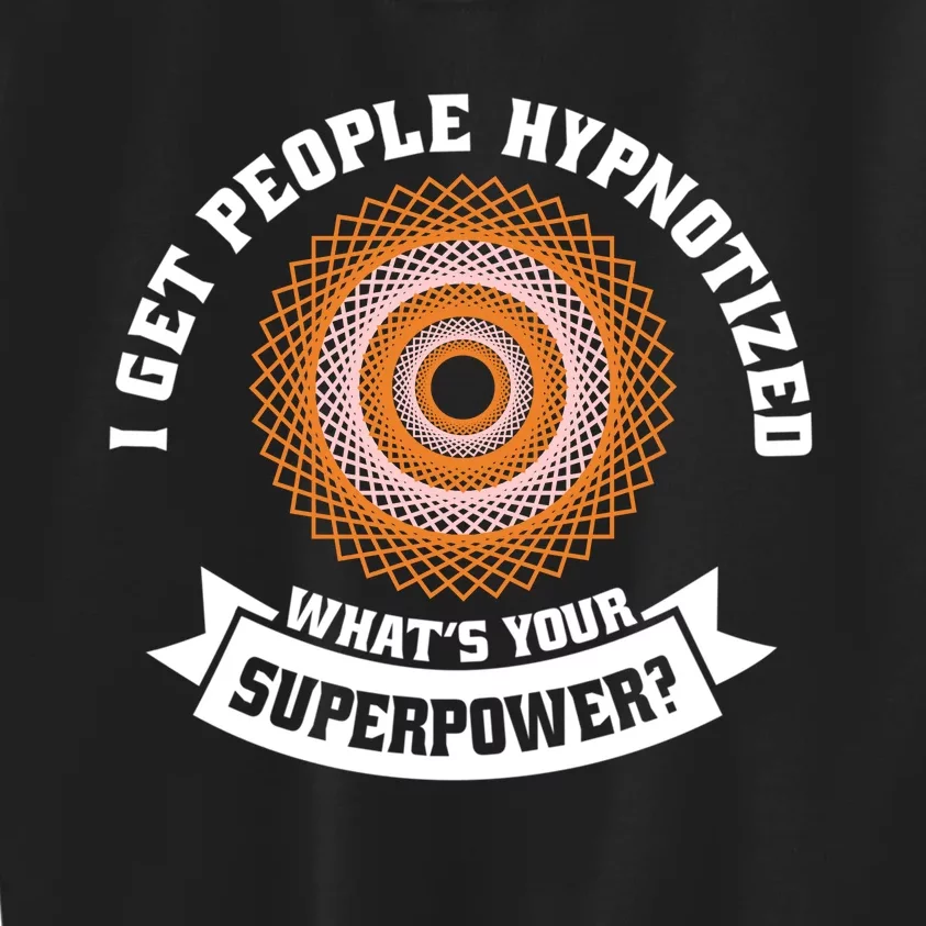 Hypnotist Spiral Tunnel Lover Hypnosis Illusion Hypnotizing Kids Sweatshirt