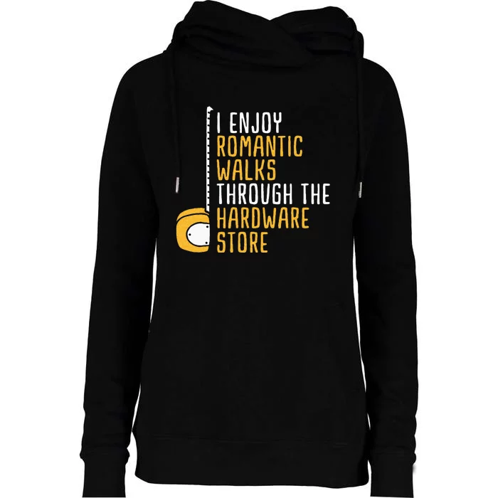 Hardware Store Tools Dad Handyman Humor Womens Funnel Neck Pullover Hood