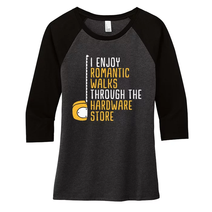 Hardware Store Tools Dad Handyman Humor Women's Tri-Blend 3/4-Sleeve Raglan Shirt