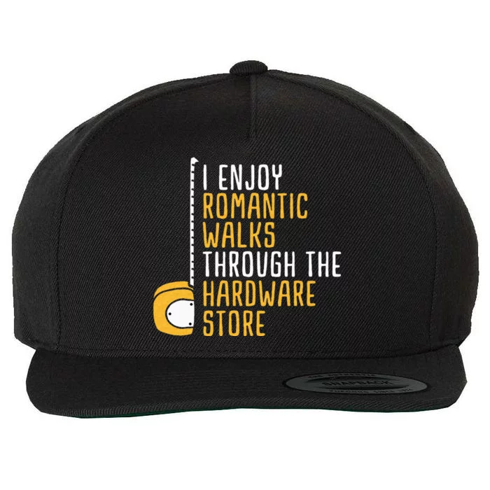 Hardware Store Tools Dad Handyman Humor Wool Snapback Cap