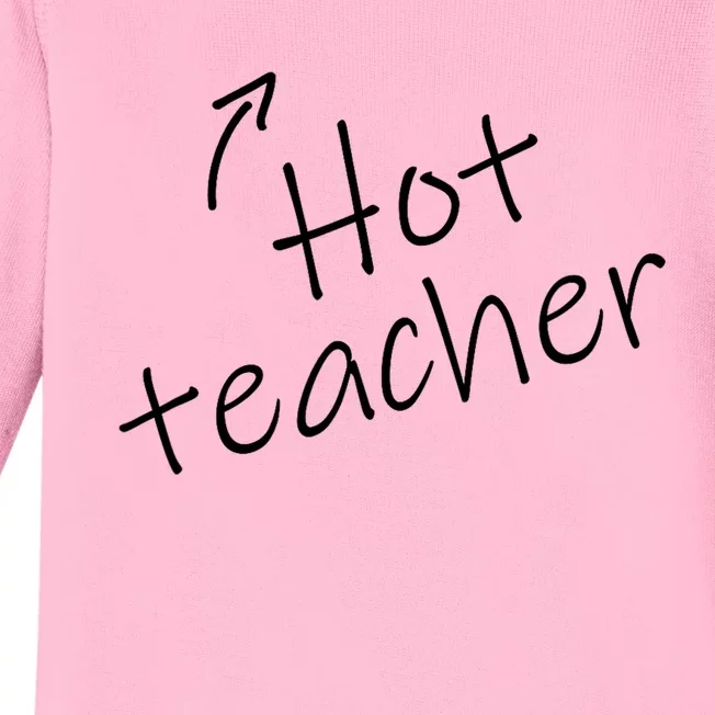 Hot Sexy Teacher Funny Adult Humor Halloween Costume Baby Long Sleeve Bodysuit