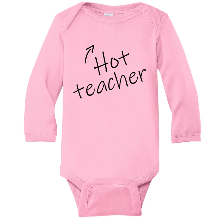 Hot Sexy Teacher Funny Adult Humor Halloween Costume Baby Long Sleeve Bodysuit