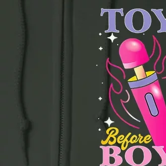 Humor Saying Toys Before Full Zip Hoodie