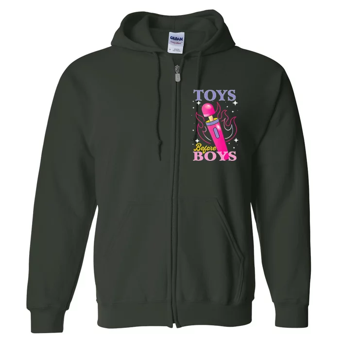 Humor Saying Toys Before Full Zip Hoodie