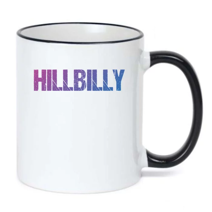 Hillbilly Simple Title Gift Black Color Changing Mug