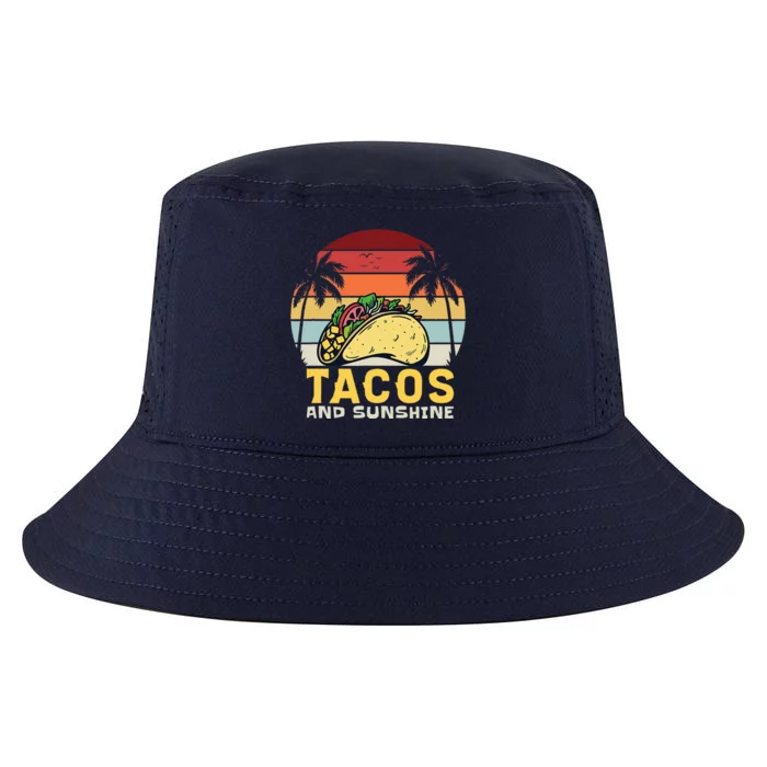 Hello Summer Taco I Love Sunshine And Tacos Cool Comfort Performance Bucket Hat