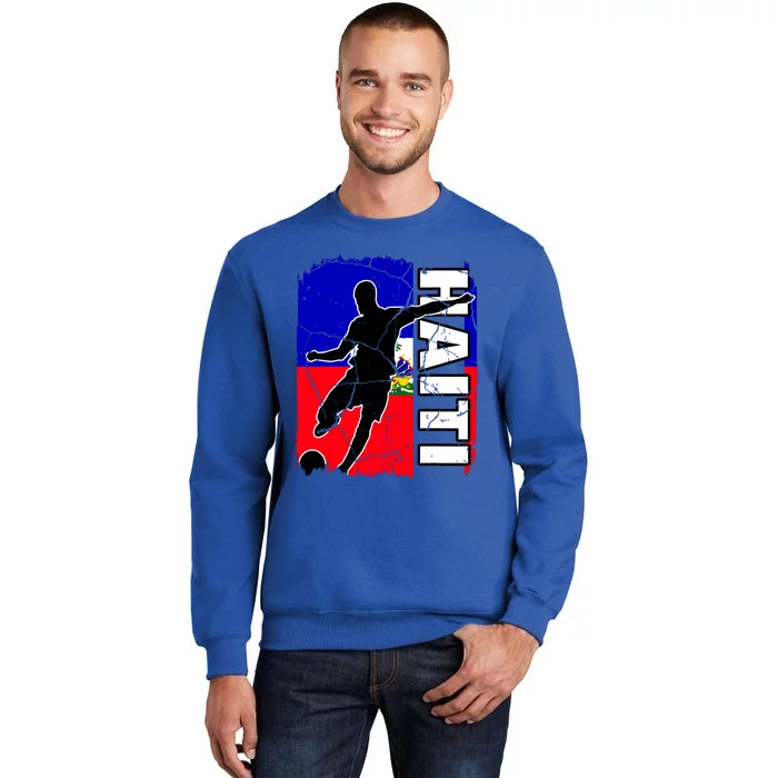 Haitian Soccer Team Haiti Flag Jersey Football Fans Sweatshirt